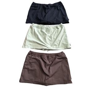prAna Mini Skort Lot of 3 Large